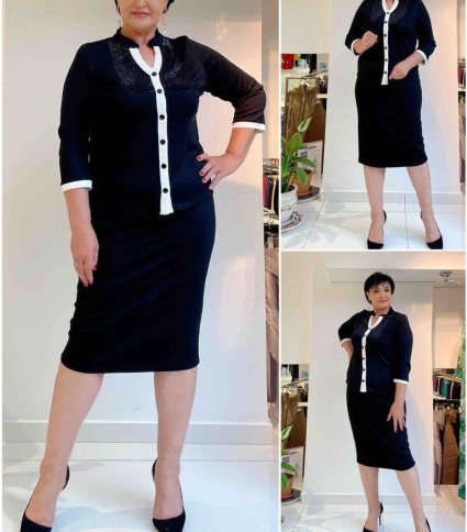 BUTTON FRONT FITTED DRESS