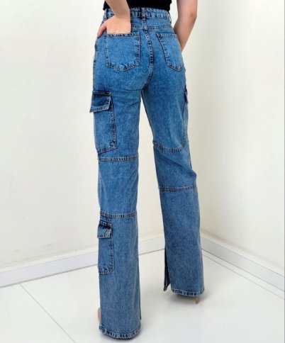 DOUBLE POUCH POCKET CARGO PANTS