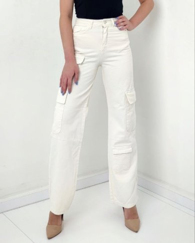 FITTED STRAIGHT LEG CARGO PANTS