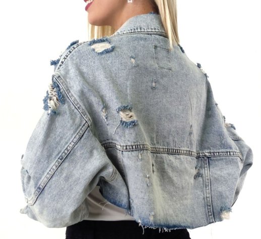 MINI CROP FRONT POCKET DESIGN  JACKET