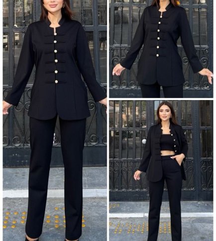 MILITARY NARU STYLE COLLAR BLAZER