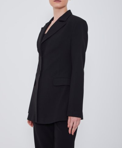 FITTED BLAZER WITH 2 BUTTON CLOSURE