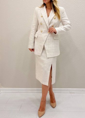 DOUBLE BREASTED BLAZER