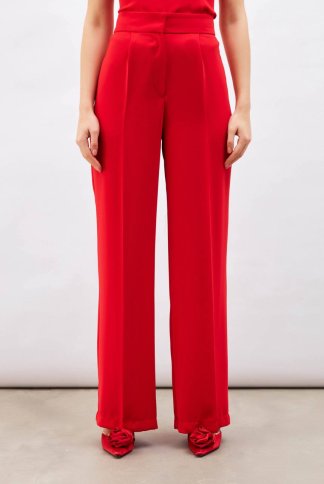 FRONT PLEATED BAGGY PANT